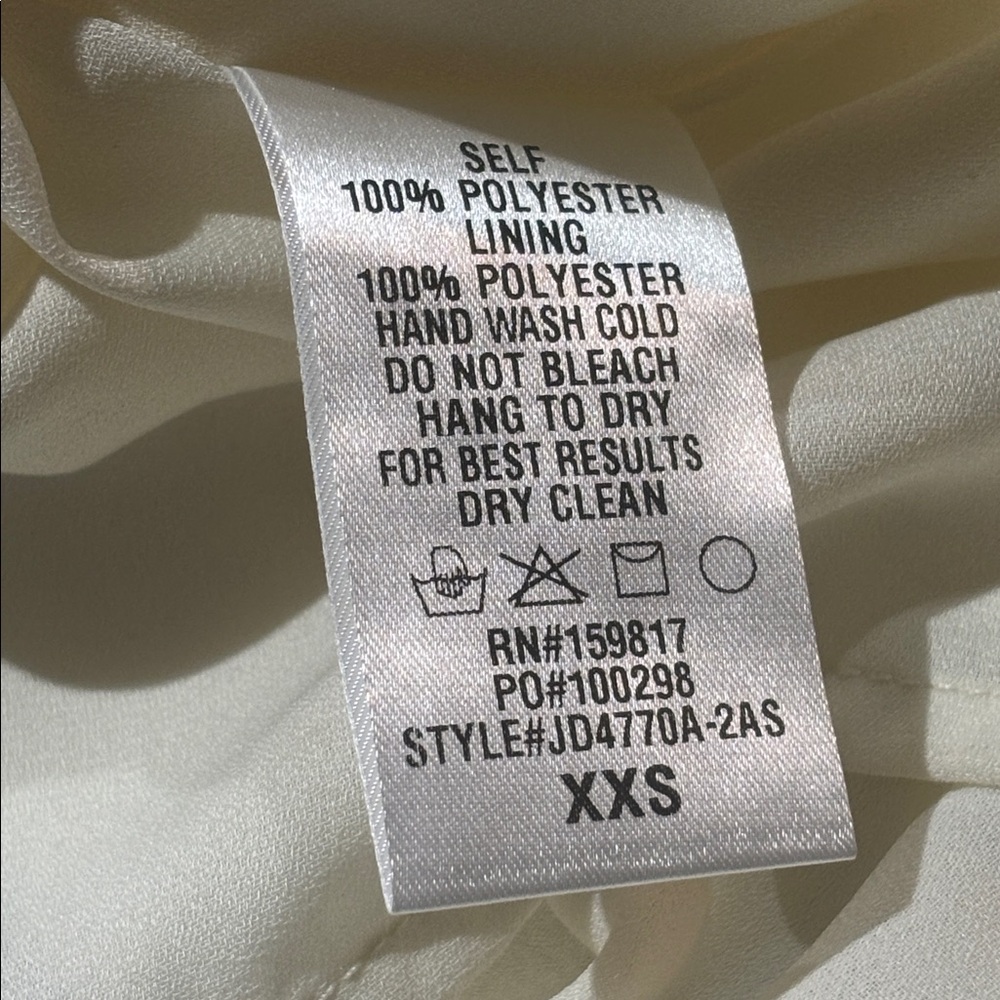 NWT Altar'd State Athena Cream gold metallic shimmer Maxi Dress women’s Xxs - Picture 15 of 15